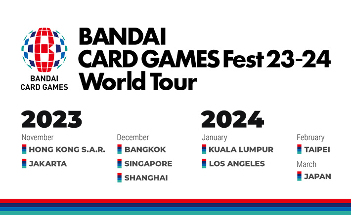 BANDAI CARD GAMES Fest23-24 World Tour in Kuala Lumpur
